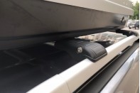 Установка багажника Erkul на рейлинги на крышу авто