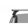 Багажник на крышу с дугами 1,2м аэро-трэвэл серебристыми (82мм) для Hyundai Elantra VII 2020-