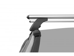 Багажник на крышу LUX с дугами 1,1м аэро-классик (53мм) для Geely Emgrand EC7 Sedan 2009-2021