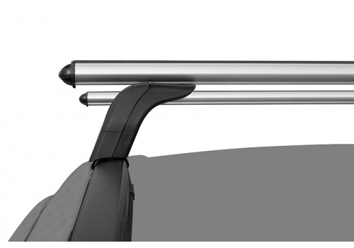 Багажник на крышу 2 LUX с дугами 1,2м аэро-классик (53мм) для Kia Sorento IV 2020-2021-2
