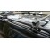 Багажник на крышу на рейлинги с замком 135 см черные аэродинамические поперечины Евродеталь ED2-111F+ED7-635B