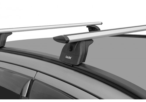 Багажник на крышу 2 LUX с дугами 1,1м аэро-трэвэл (82мм) для Kia Ceed III Universal 2018-2021 с интегр. рейл.-1