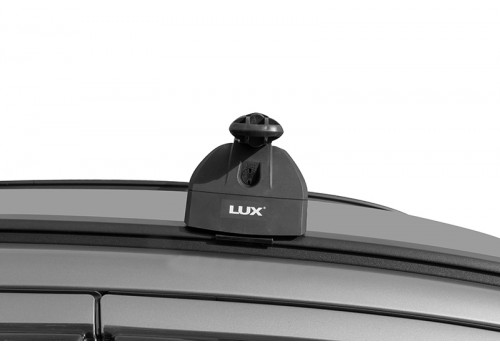 Багажник на крышу LUX с дугами 1,1м аэро-классик (53мм) для Lada Vesta SW и Сross 2017-2021 с интегр. рейлингами-1
