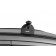 Багажник на крышу 2 LUX с дугами 1,2м аэро-классик (53мм) для Kia Soul III 2019-2021 с интегр. рейл.
