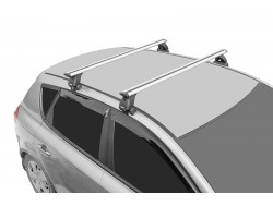 Багажник на крышу 3 LUX с дугами 1,2м аэро-трэвэл (82мм) для Volkswagen Polo 2020-... и Skoda Rapid 2020-2021