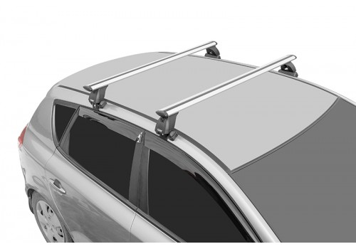 Багажник на крышу 3 LUX с дугами 1,3м аэро-трэвэл (82мм) для Kia K5 sedan 2020-2021