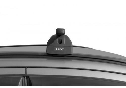 Багажник на крышу 2 LUX с дугами 1,1м прямоугольными в пластике для Kia Ceed III Universal 2018-2021 с интегр. рейл.-2
