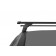 Багажник на крышу LUX с дугами 1,2м прямоугольными в пластике для Volkswagen Touareg III 2018-2021 с интегр. рейл.