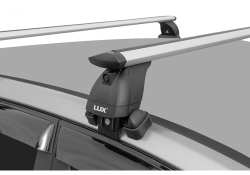 Багажник на крышу 3 LUX с дугами 1,2м аэро-трэвэл (82мм) для Volkswagen Polo 2020-... и Skoda Rapid 2020-2021-4