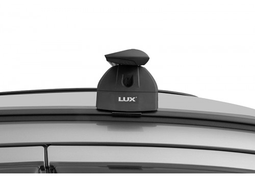 Багажник на крышу 2 LUX с дугами 1,2м аэро-трэвэл (82мм) для Kia Soul III 2019-2021 с интегр. рейл.-2