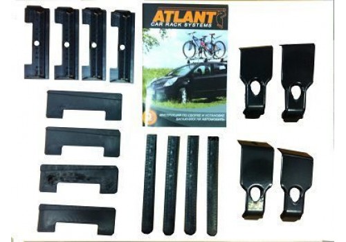 Багажник на крышу на низкие рейлинги Атлант Стандарт Mini Countryman 2010-16 7186+7002+8825-5