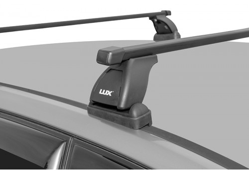 Багажник на крышу LUX с дугами 1,4м прямоугольными в пластике для со штатным местом 911-1