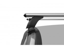 Багажник на крышу аэро-классик серебристыми (53мм) для Hyundai Elantra VII 2020-