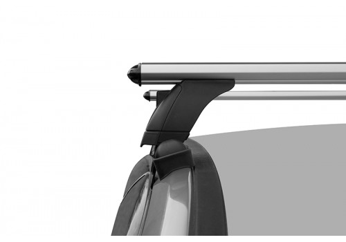 Багажник на крышу 3 LUX с дугами 1,2м аэро-классик (53мм) для Kia Seltos 2020-2021