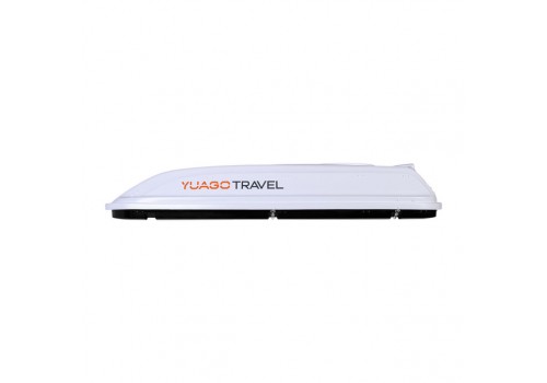 Автопалатка на крышу автомобиля YUAGO TRAVEL 2.0 зимняя Бокс белый - Тент оранжевый-4