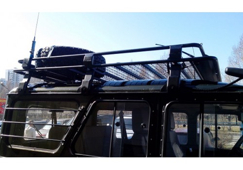 Экспедиционный багажник Евродеталь для УАЗ 3151 (Хантер) с сеткой-2