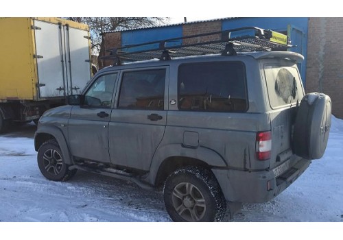 Экспедиционный багажник Евродеталь для УАЗ 3163 (Патриот) с сеткой-2
