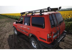 Экспедиционный багажник для Toyota Land Cruiser 80 с сеткой