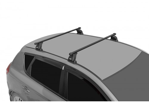 Багажник на крышу LUX с дугами 1,4м прямоугольными в пластике для со штатным местом 911-3