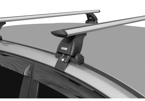 Багажник на крышу LUX с дугами 1,1м аэро-трэвэл (82мм) для Geely Emgrand EC7 Sedan 2009-2021-1