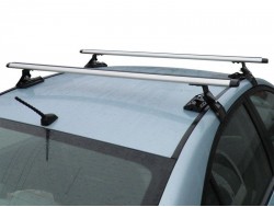 Багажник на крышу Евродеталь Вид А гладкая крыша 135см крыло для Kia Optima 3 поколение 2010-2015