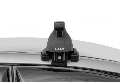 Багажник на крышу 3 LUX с дугами 1,2м прямоугольными в пластике для Volkswagen Polo 2020-... и Skoda Rapid 2020-2021-4