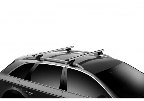 Thule Evo Raised Rail Багажник на крышу на рейлинги 7104-7113 с перекладинами Evo Wingbar 127 см-1