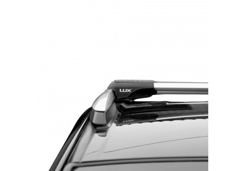 Багажник на крышу на рейлинги LUX ХАНТЕР для Renault Duster и Nissan Terrano серебристый артикул: 793518-6
