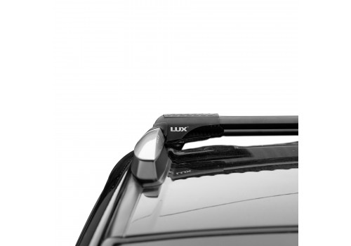 Багажник на крышу ХАНТЕР черная для Renault Duster 2021- с рейлингами-7