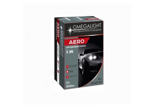 Лампа LED OmegaLight Aero H8/H9/H11 3000Lm 1шт-1