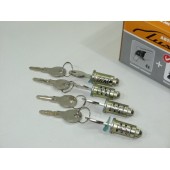 Набор личинок с ключами багажной системы LUX (секретки люкс замки, 4 личинки 8 ключей)