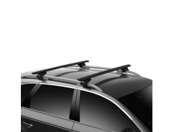 Thule Evo Raised Rail багажник на крышу на рейлинги 7104-71112 с перекладинами Evo Wingbar 108 см