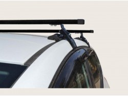 Багажник на крышу Евродеталь Вид А гладкая крыша 125 см сталь для Volvo V50 1 поколение 2004-2012