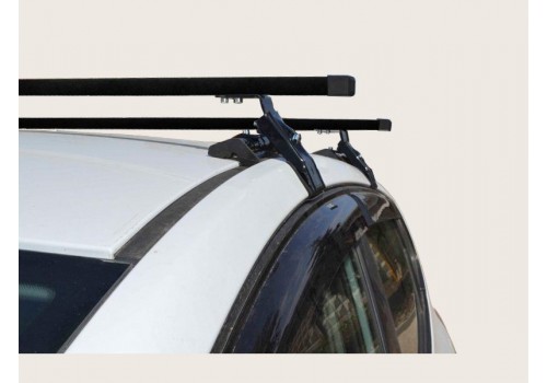 Багажник на крышу за дверные проёмы 135см стальные поперечины Евродеталь ED2-004F+ED7-235S