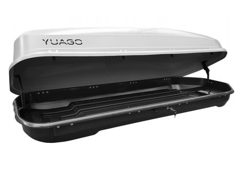 Автобокс YUAGO Antares 580L 217х85х48 серый-5